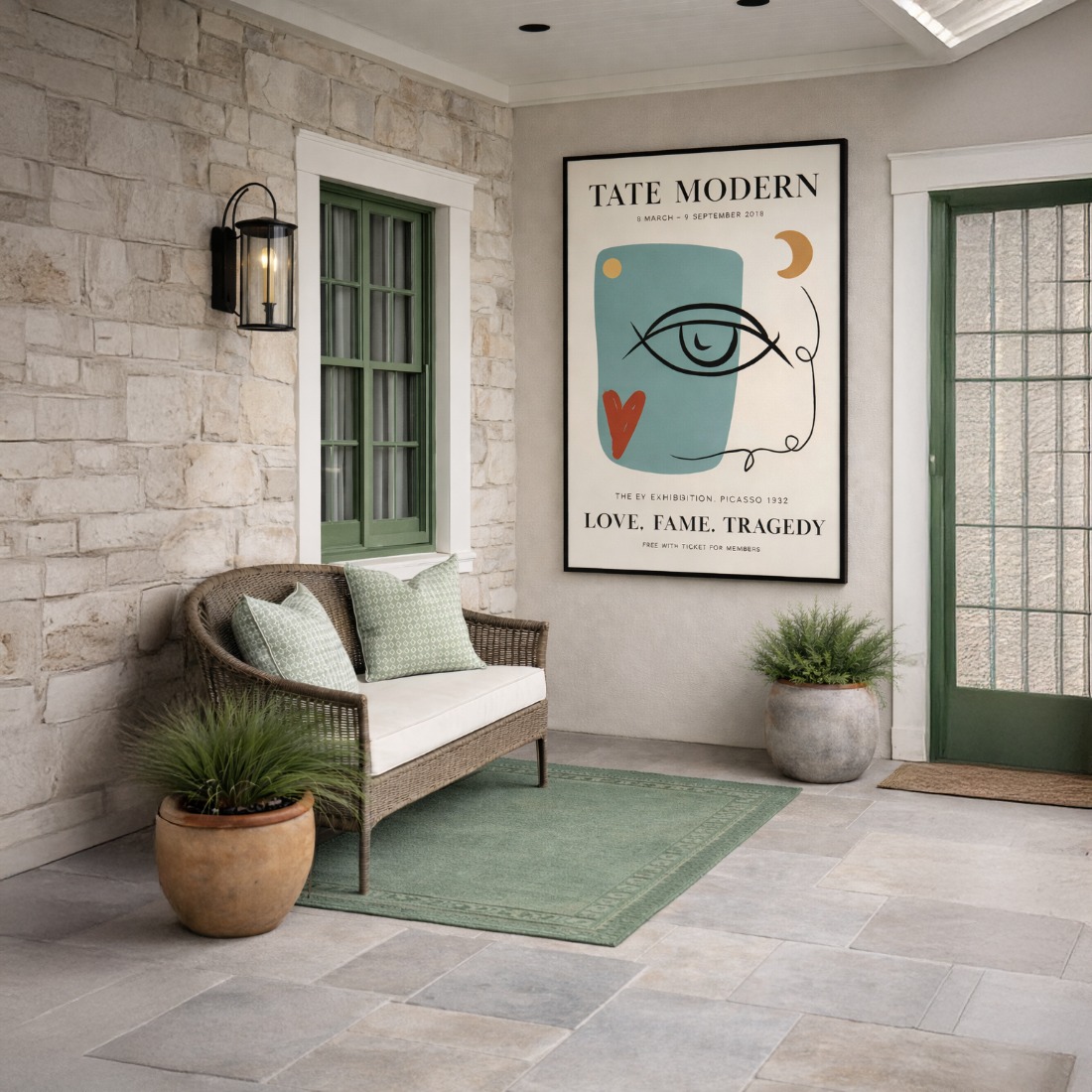 Quadro Canvas The Eye Exhibition