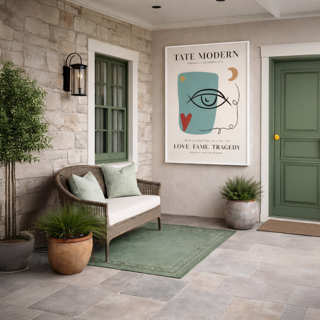 Quadro Canvas The Eye Exhibition
