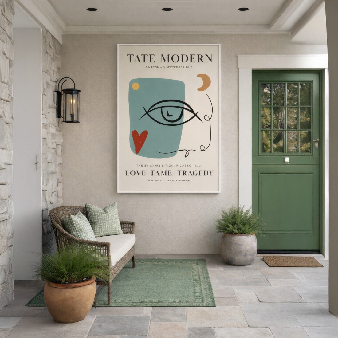 Quadro Canvas The Eye Exhibition