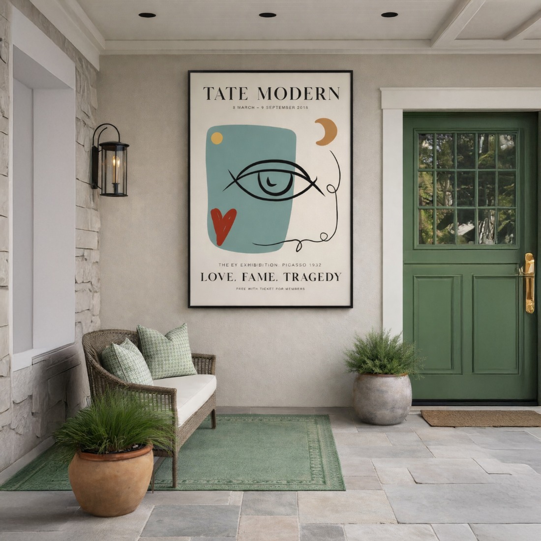 Quadro Canvas The Eye Exhibition