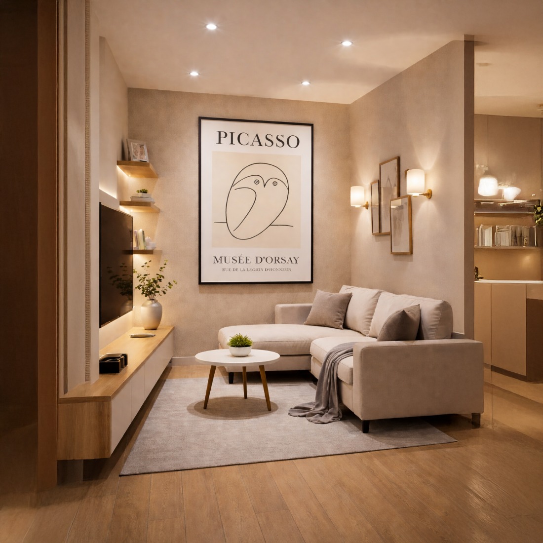 Quadro Canvas A Coruja