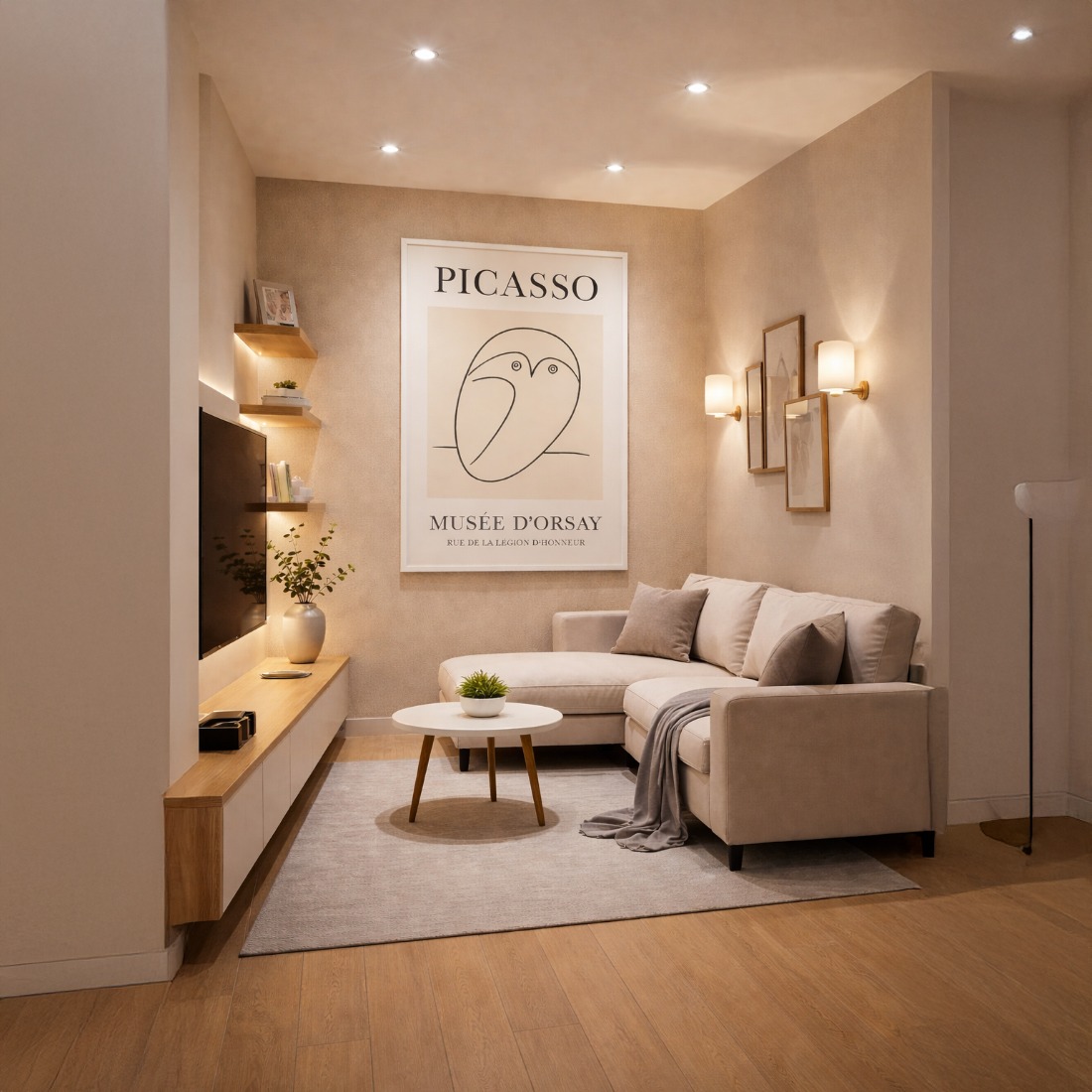 Quadro Canvas A Coruja