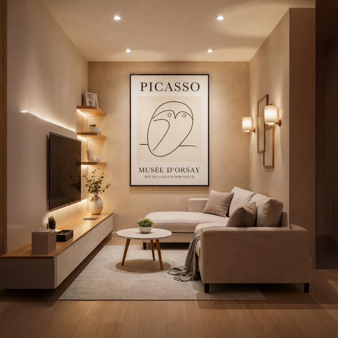 Quadro Canvas A Coruja