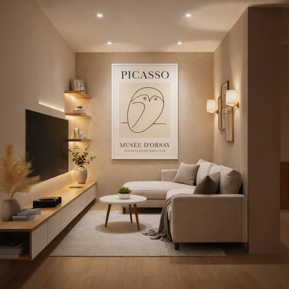 Quadro Canvas A Coruja