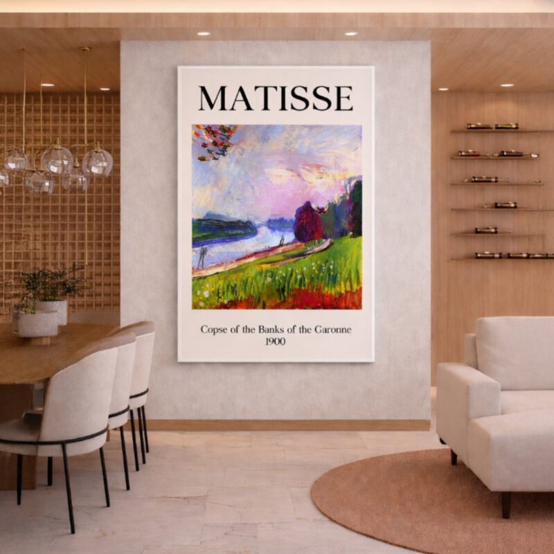 Quadro Canvas Banks The Garonne