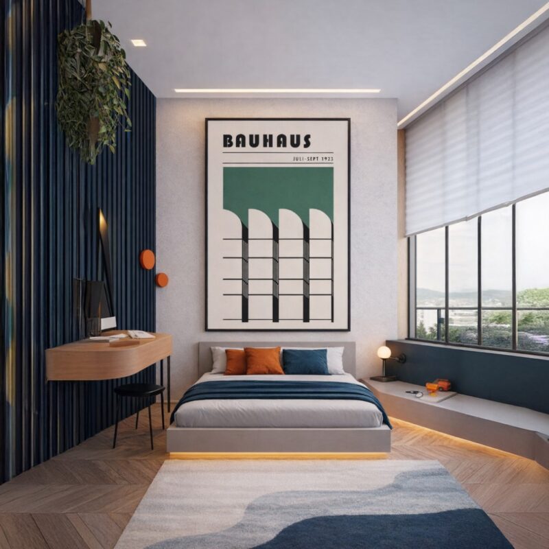 Quadro Canvas Bauhaus Architectural