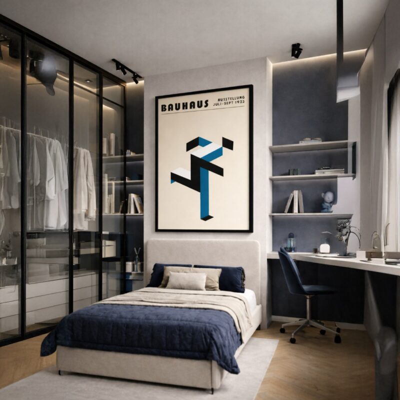 Quadro Canvas Bauhaus Corrida