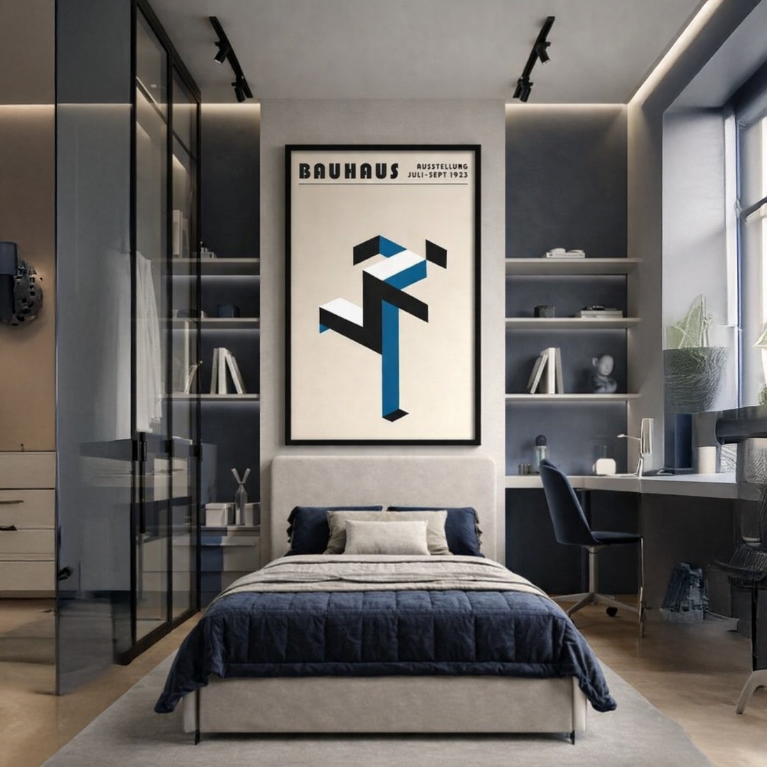 Quadro Canvas Bauhaus Corrida