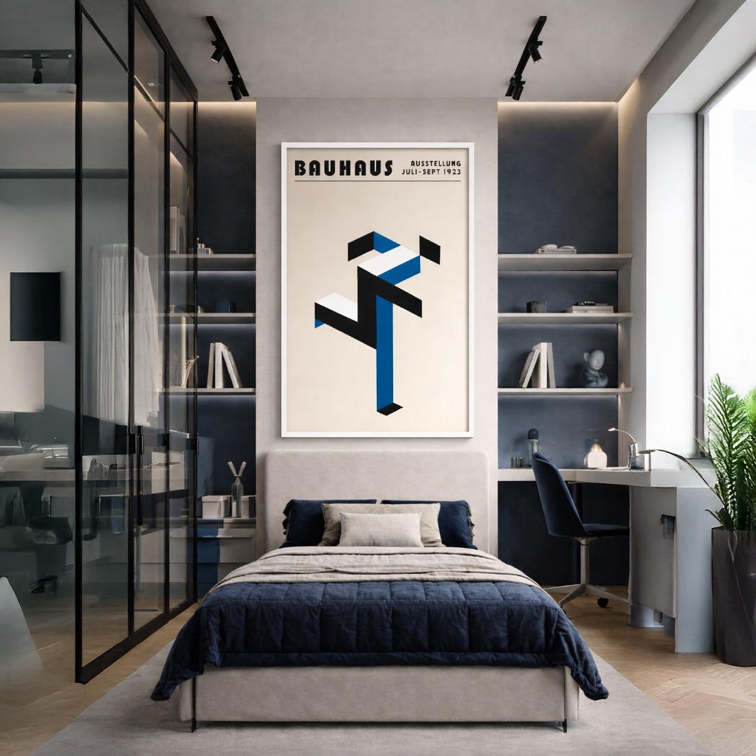 Quadro Canvas Bauhaus Corrida