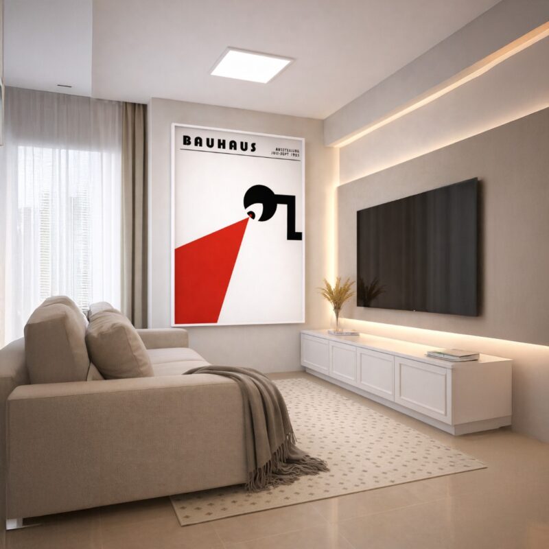 Quadro Canvas Bauhaus Monitored