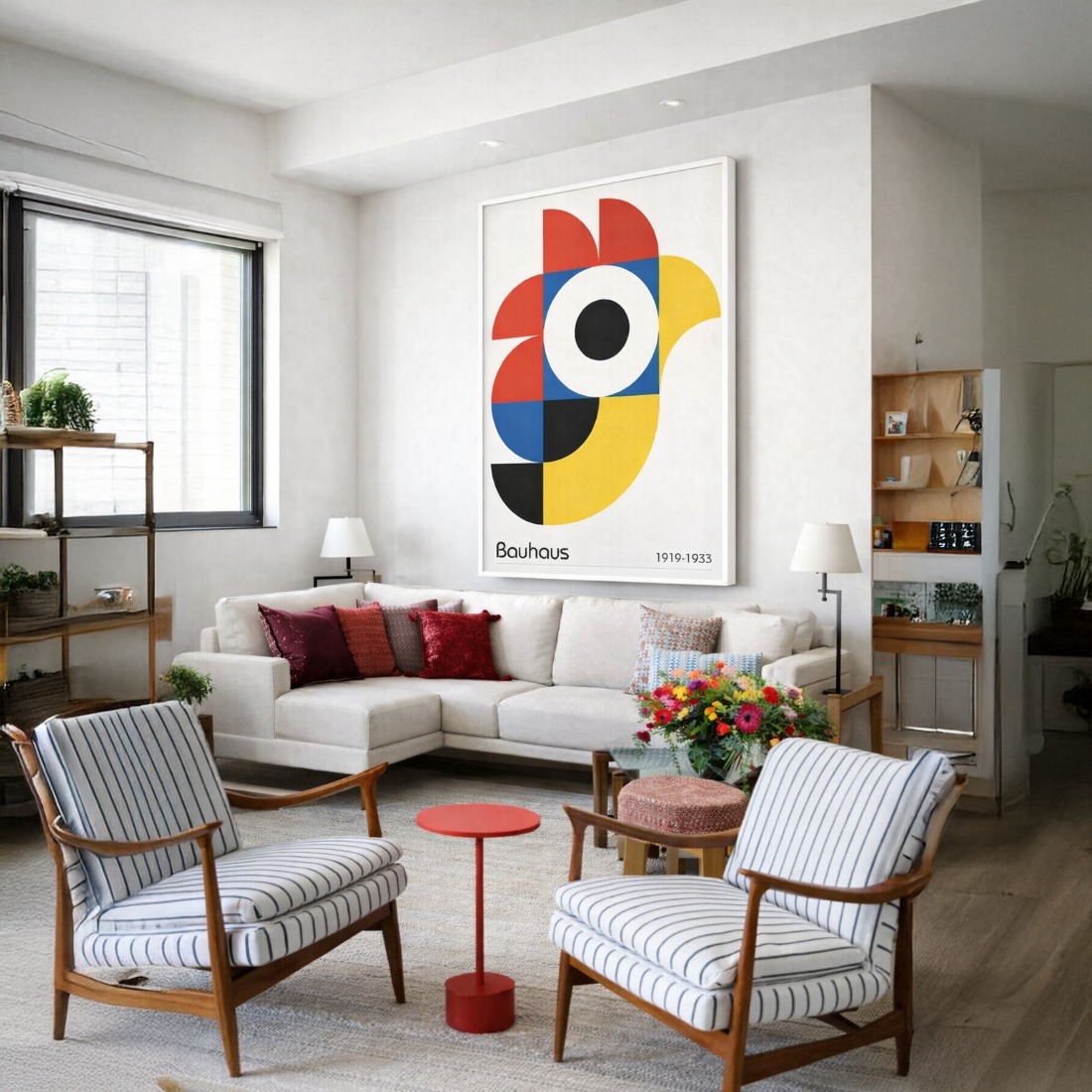 Quadro Canvas Bauhaus The Rooster