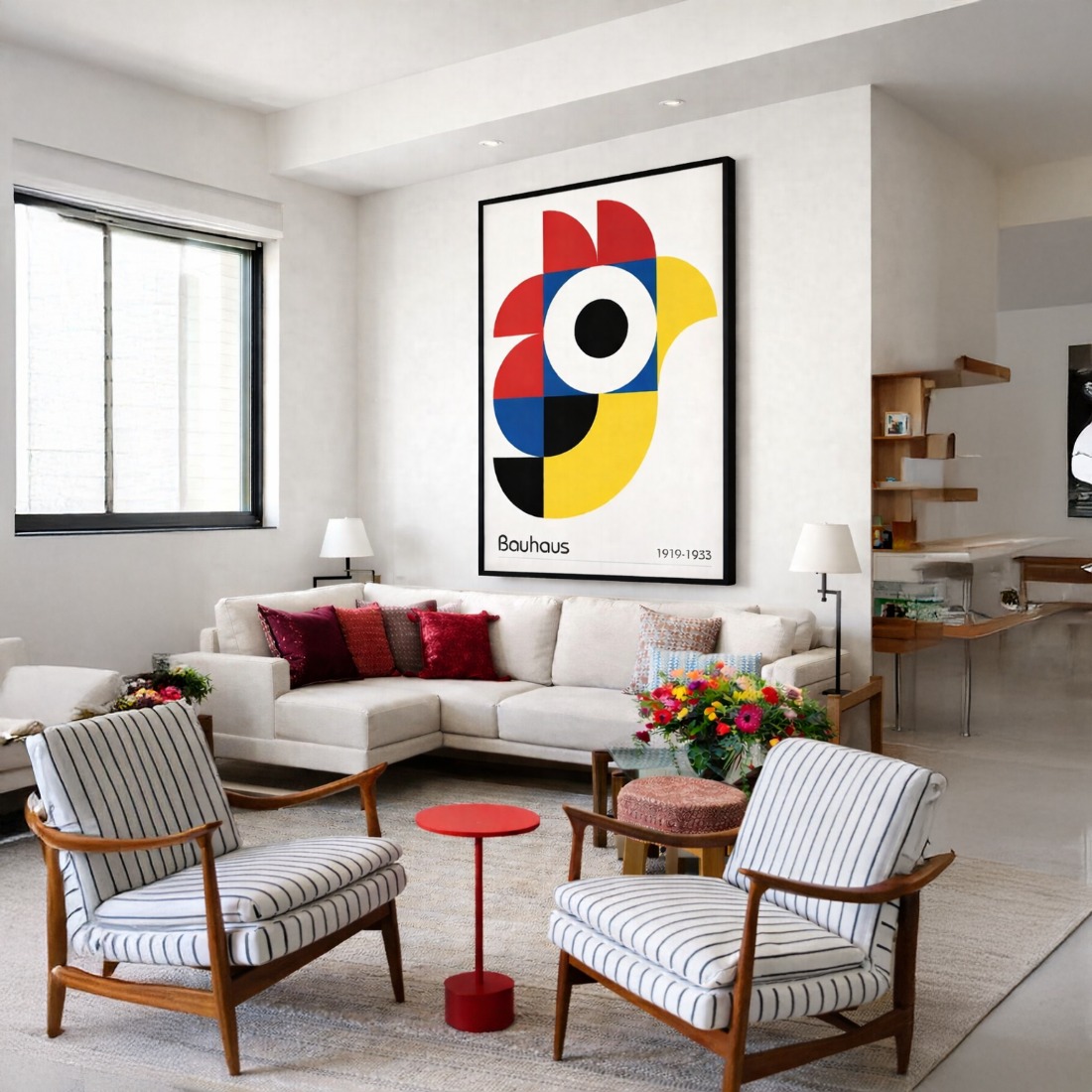 Quadro Canvas Bauhaus The Rooster