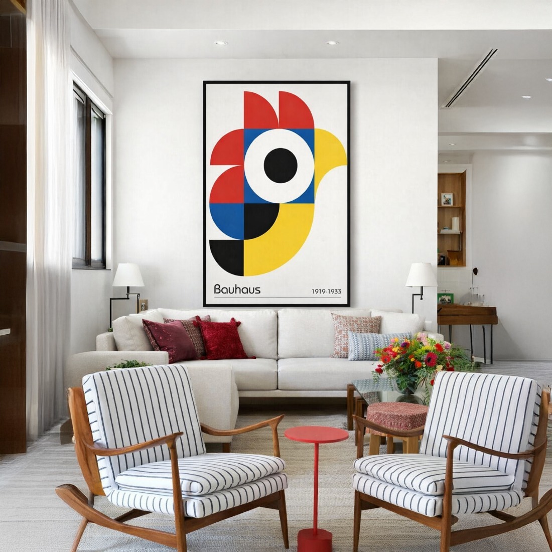 Quadro Canvas Bauhaus The Rooster
