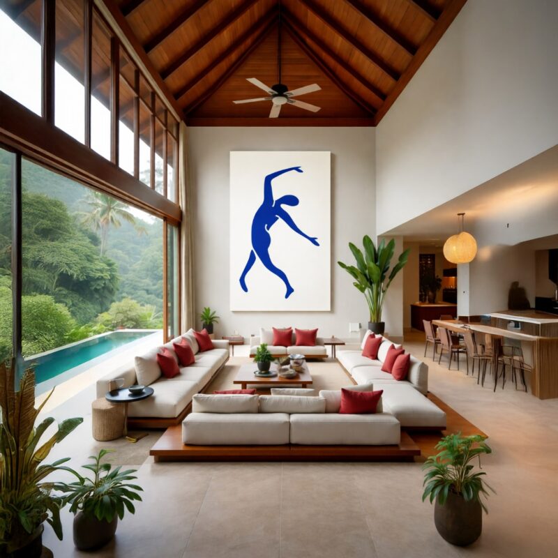 Quadro Canvas Blue Dancer
