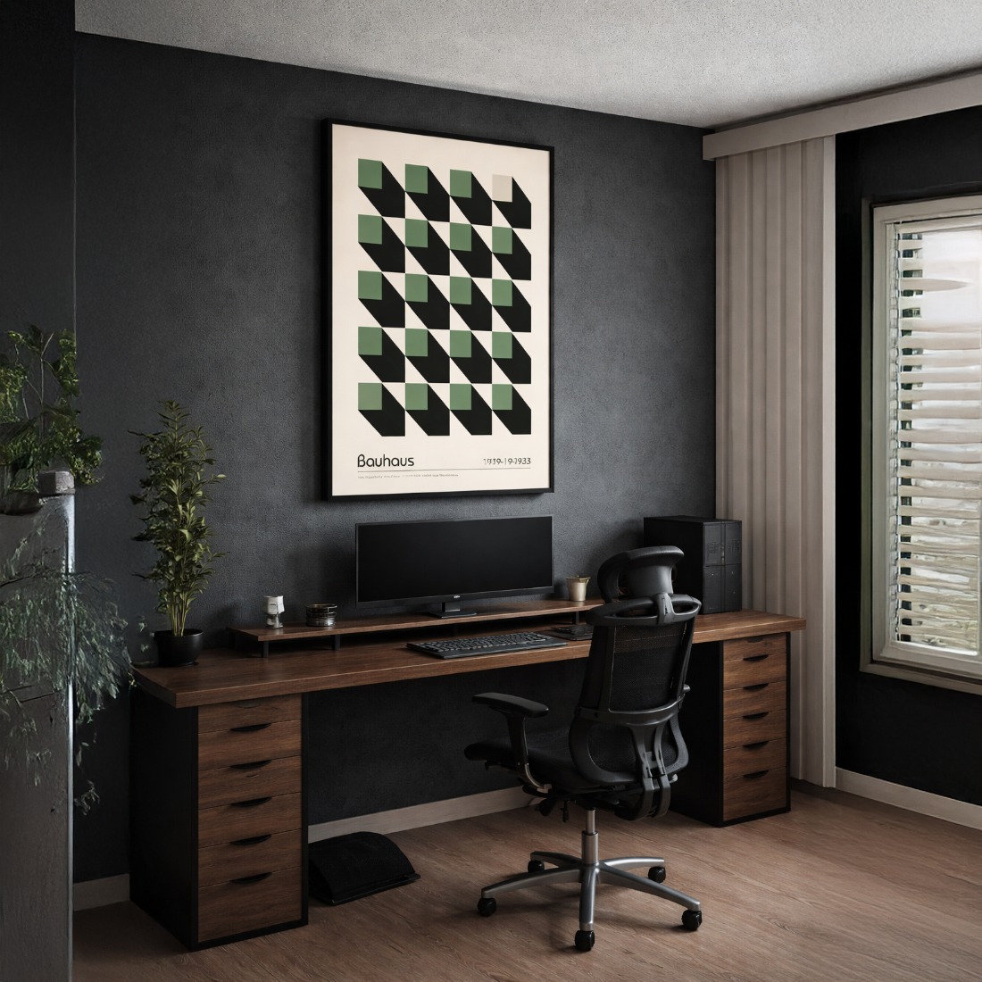 Quadro Canvas Cubic Perspective
