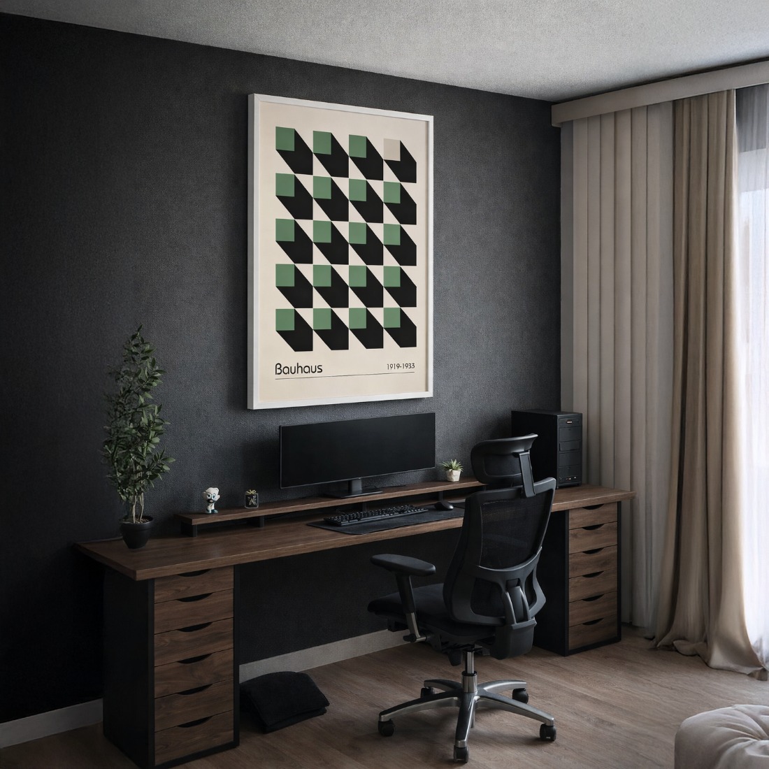 Quadro Canvas Cubic Perspective
