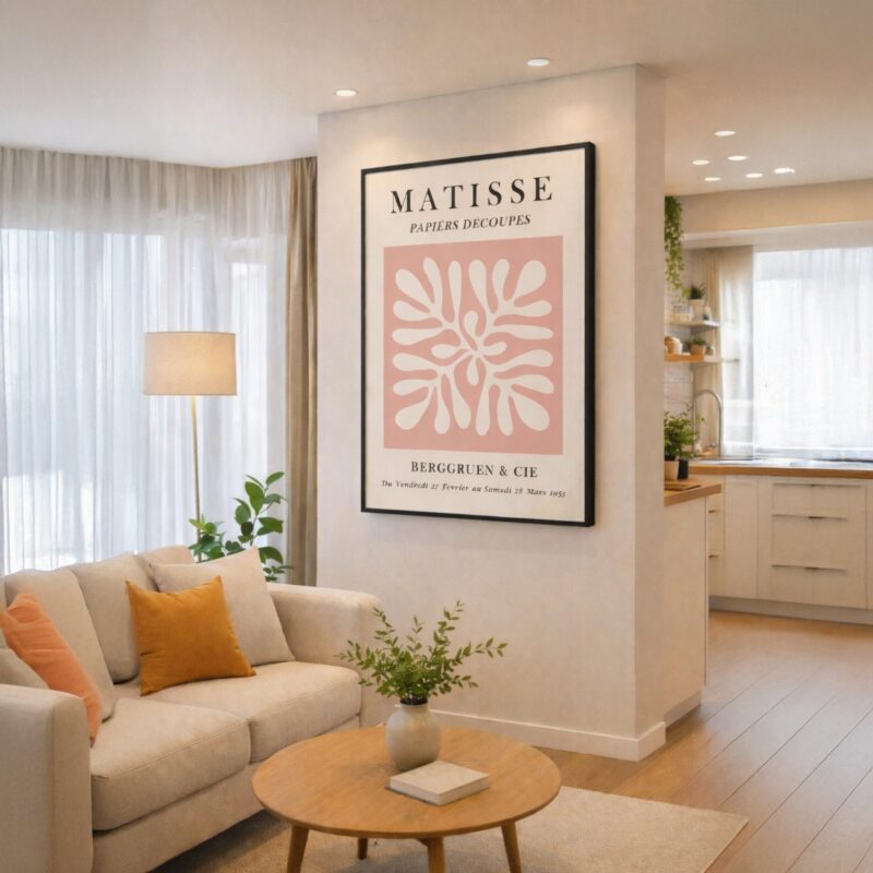 Quadro Canvas Floral Rose