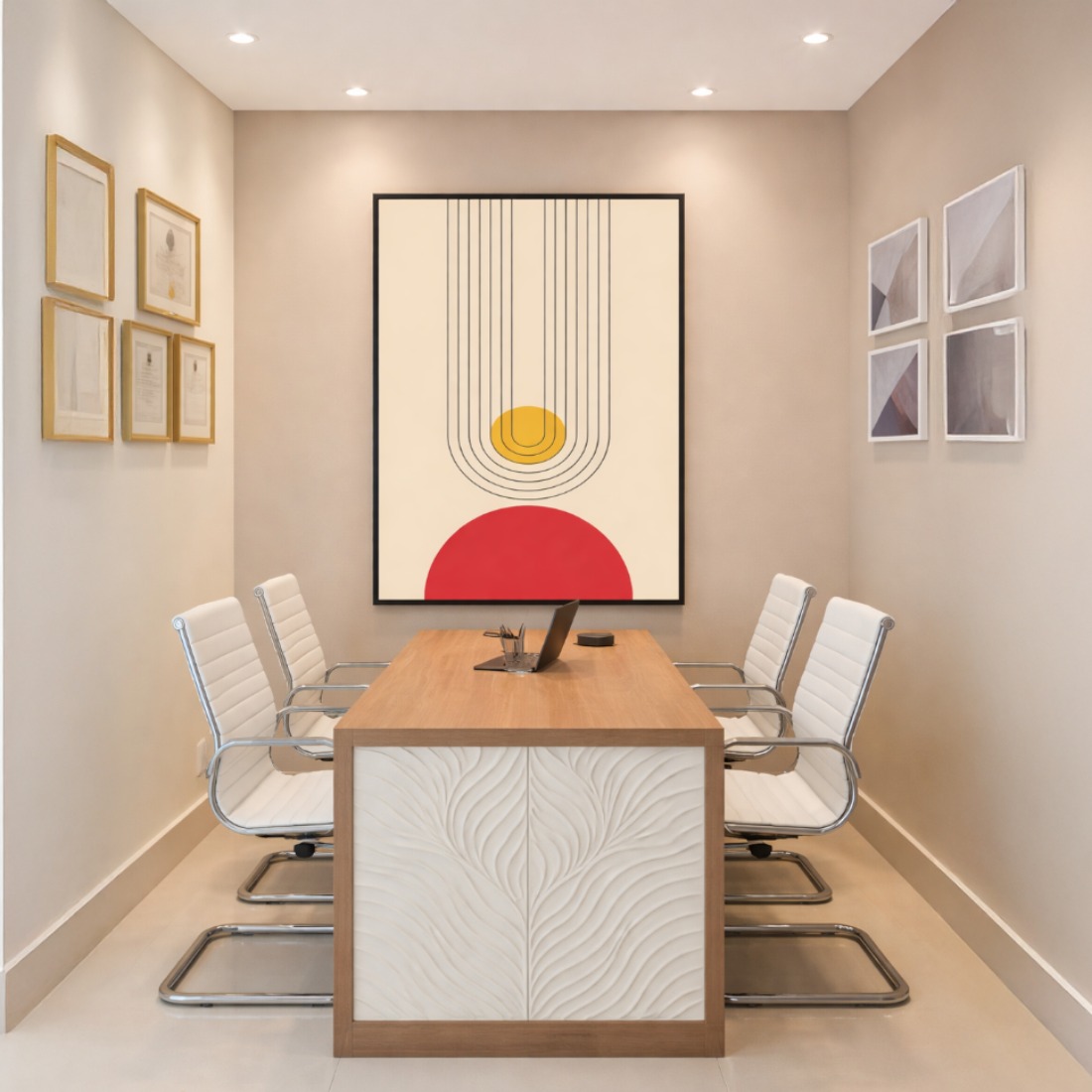 Quadro Canvas Geometria do Sol