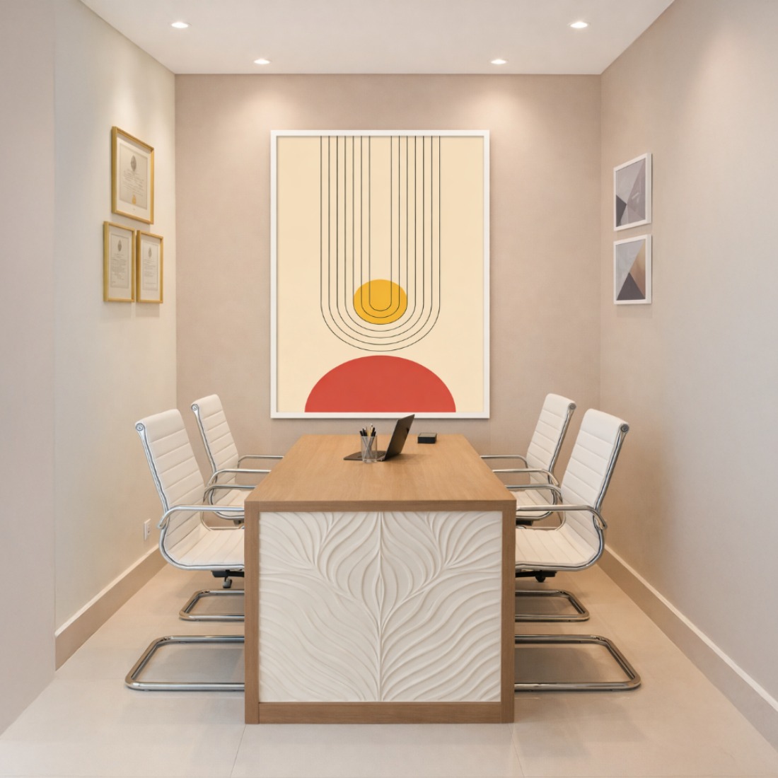 Quadro Canvas Geometria do Sol