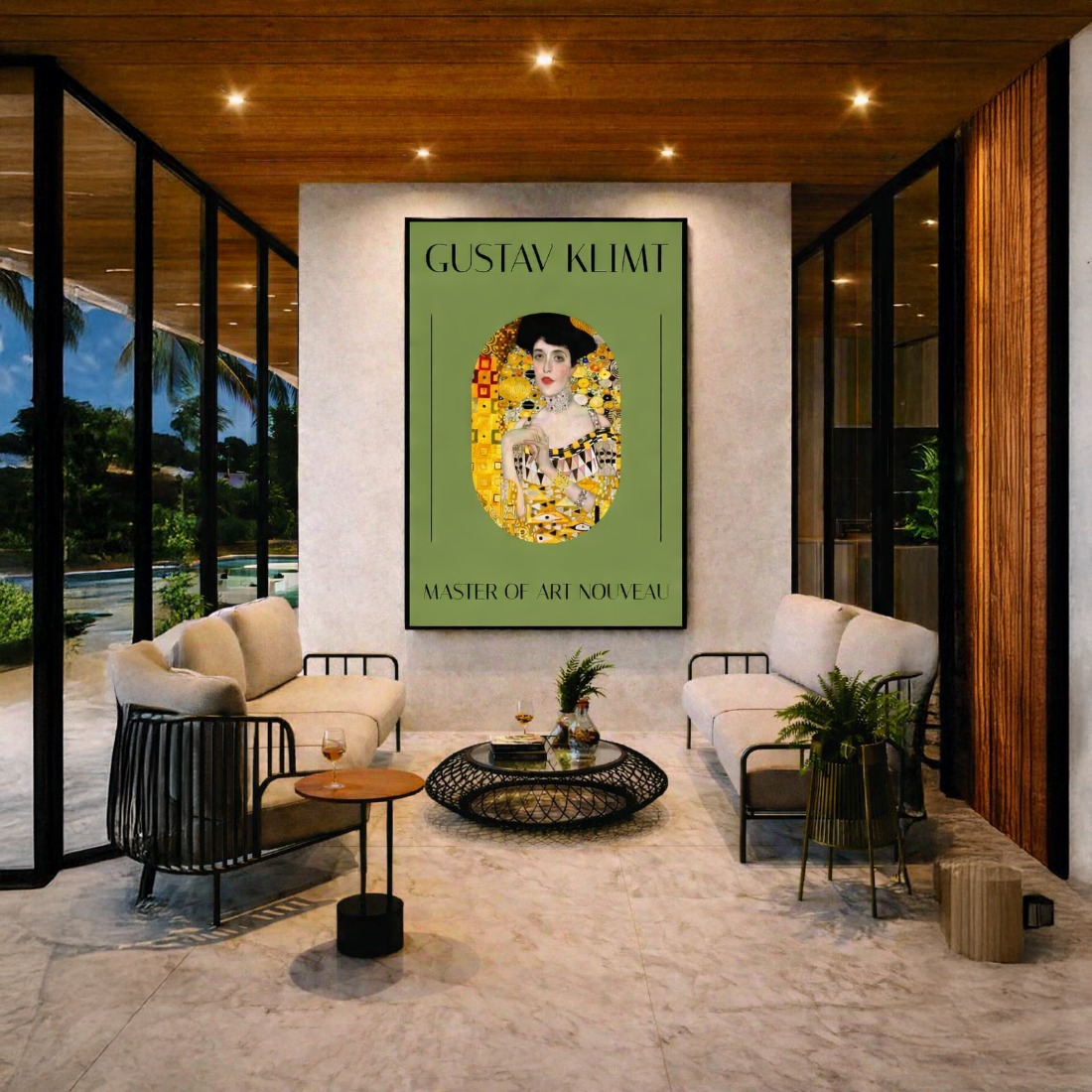 Quadro Canvas Gustav Klimt Master of Art Nouveau