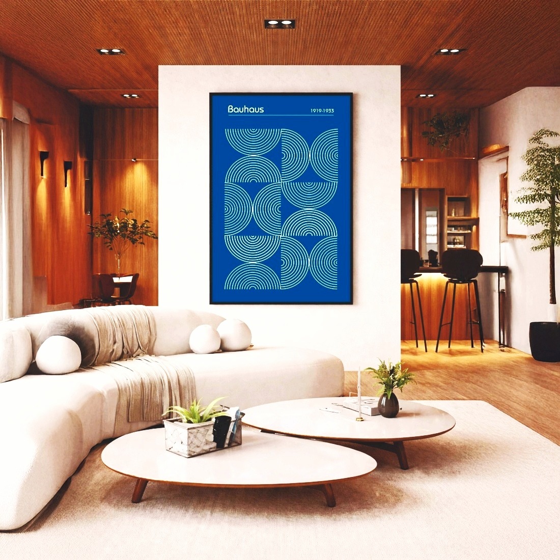 Quadro Canvas Inverted Circles