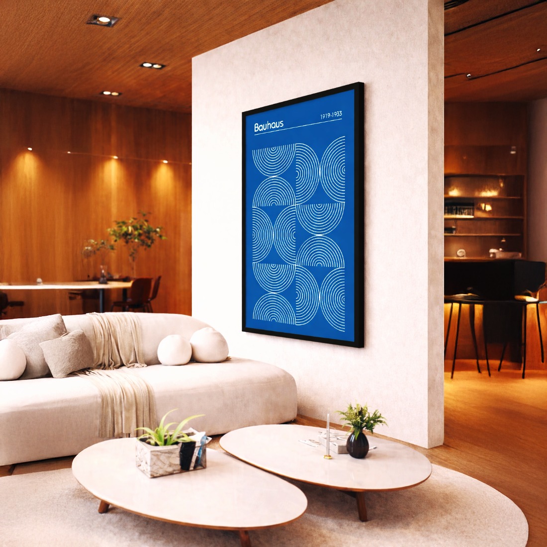 Quadro Canvas Inverted Circles