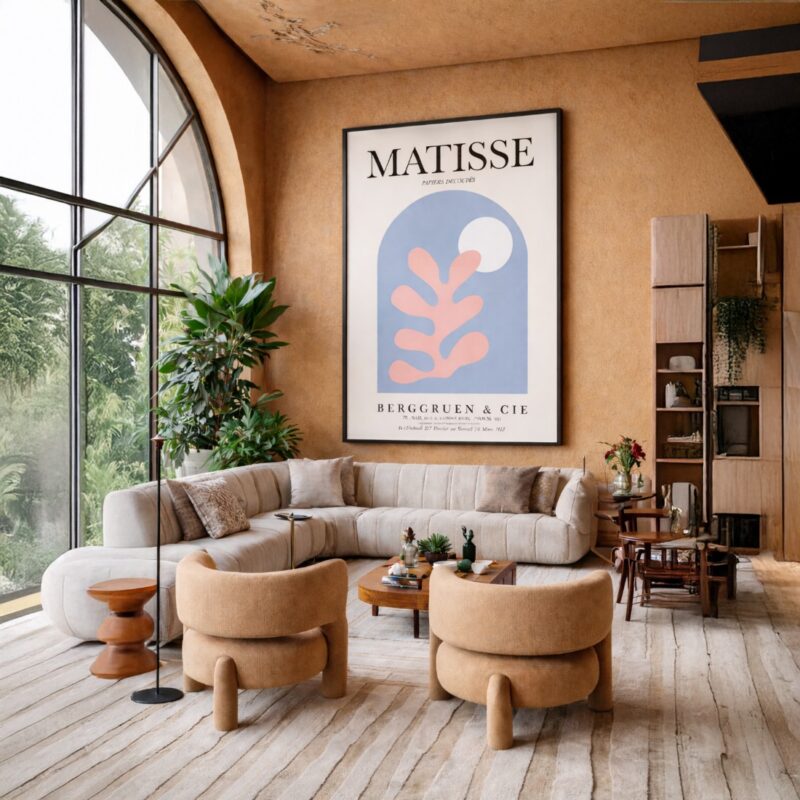 Quadro Canvas Matisse Papiers Découpés