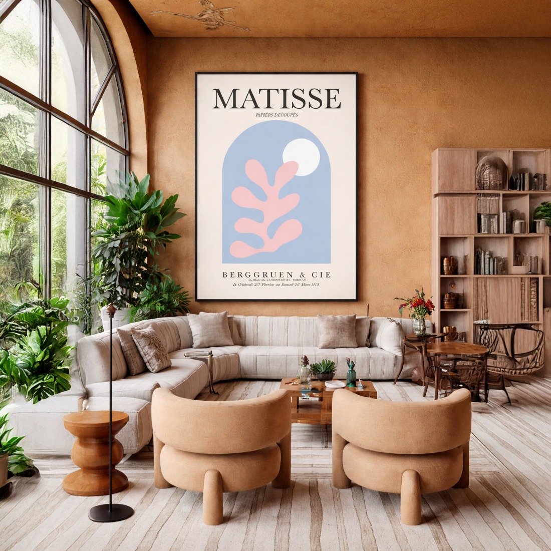 Quadro Canvas Matisse Papiers Découpés