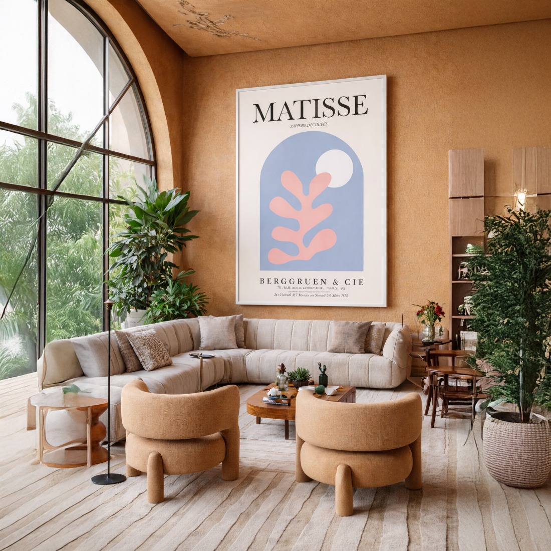 Quadro Canvas Matisse Papiers Découpés