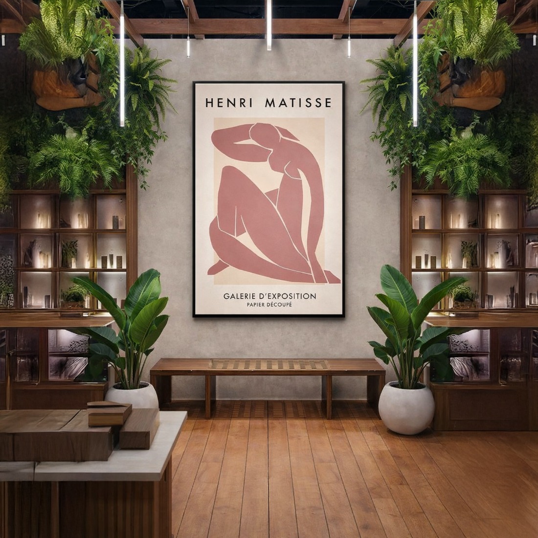 Quadro Canvas Mulher de Rosa