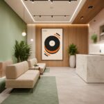 Quadro Canvas Orange Bauhaus Vintage