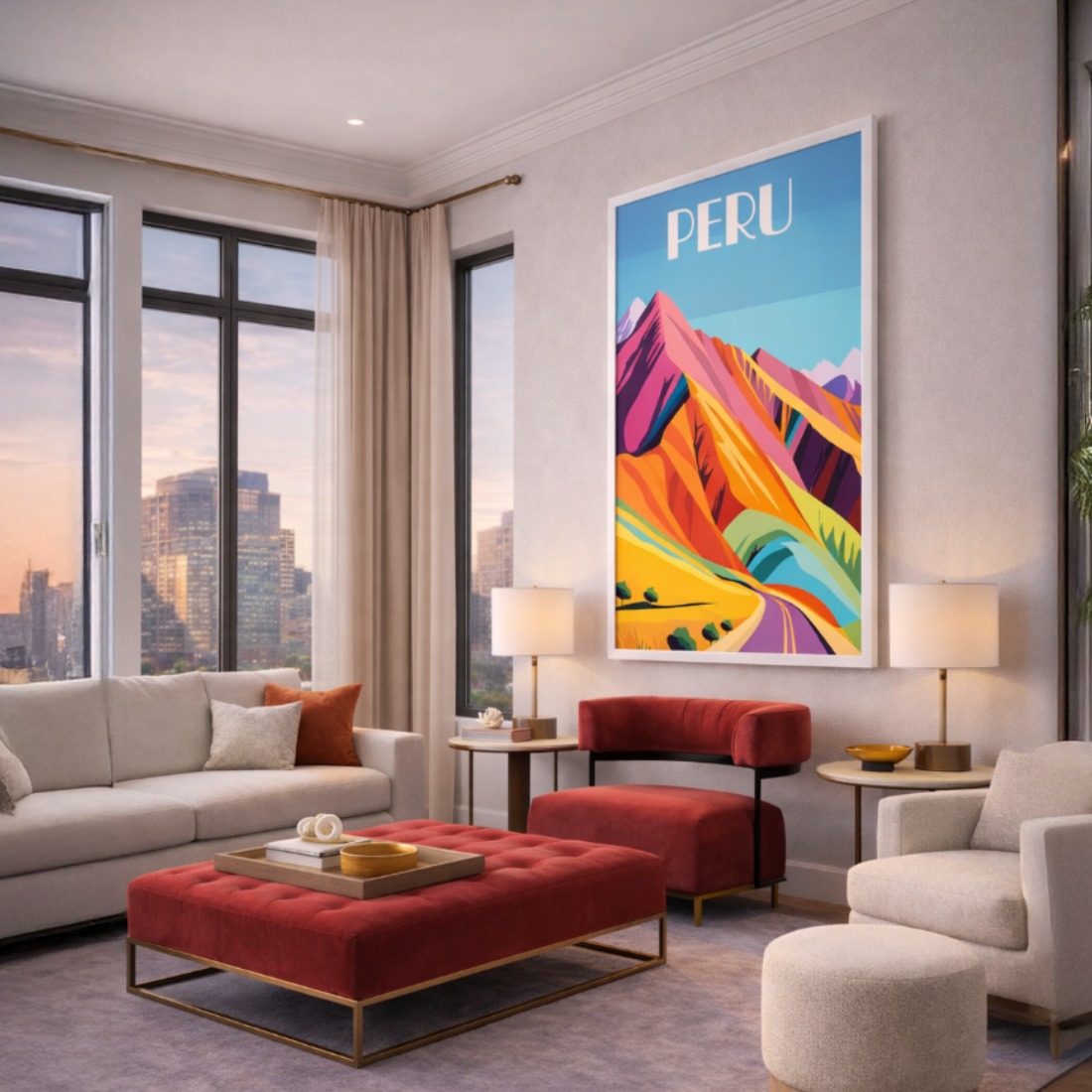 Quadro Canvas Peru Travel