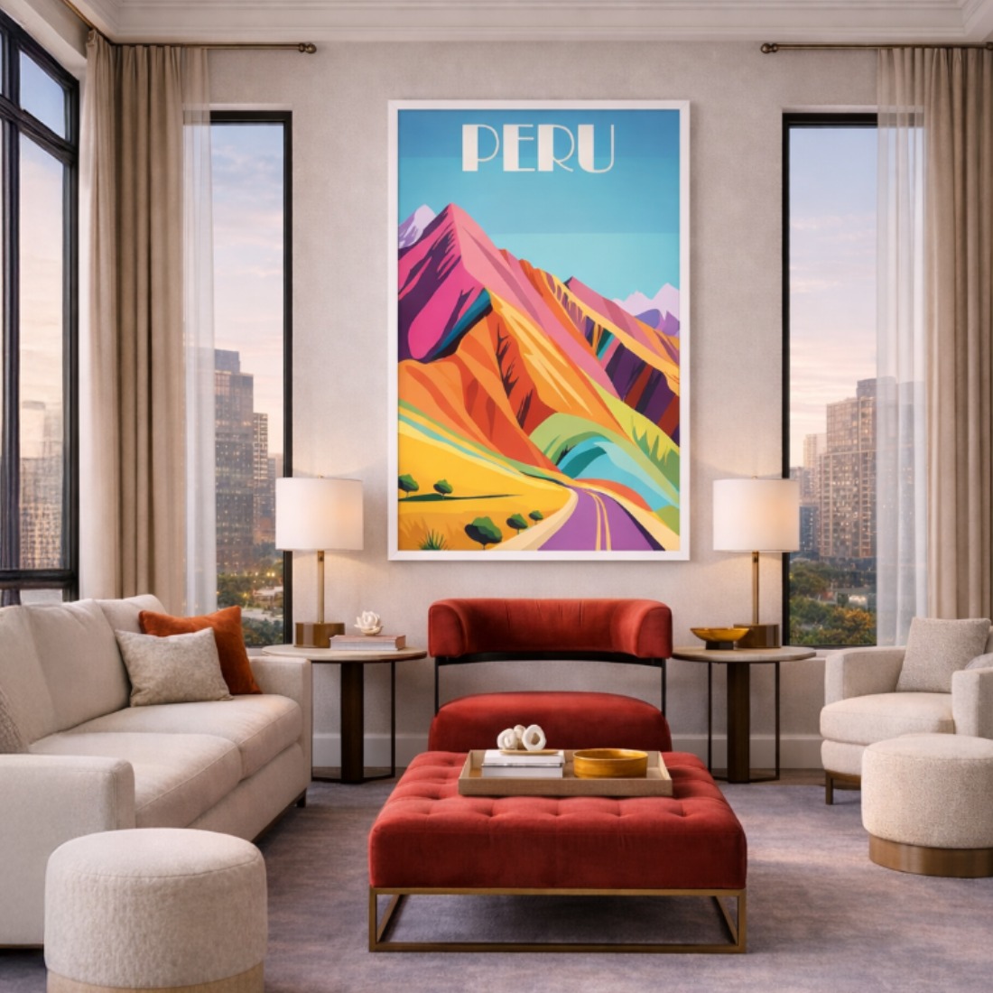 Quadro Canvas Peru Travel