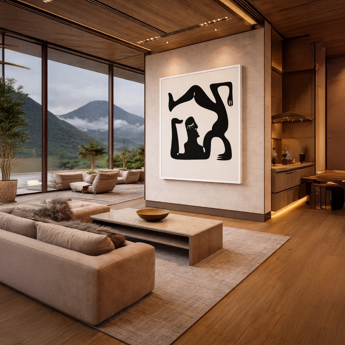 Quadro Canvas Picasso Contorcionista