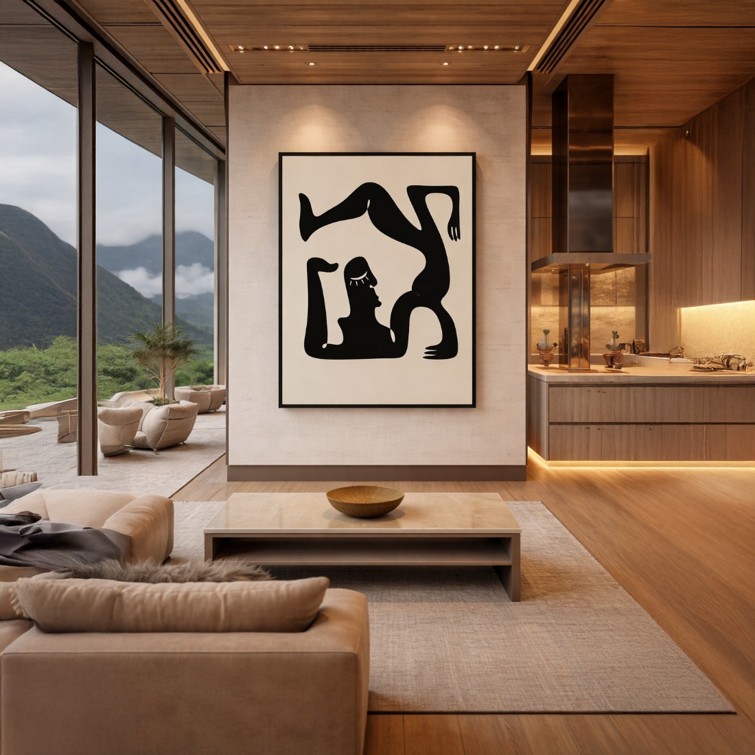 Quadro Canvas Picasso Contorcionista