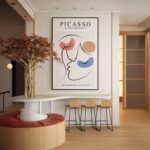 Quadro Canvas Picasso Casal Namorados