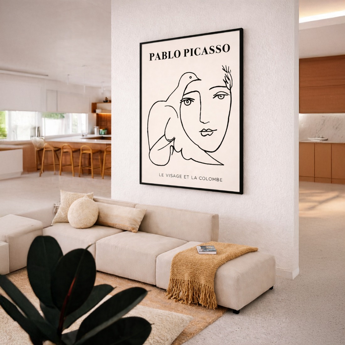 Quadro Canvas Picasso Colombe