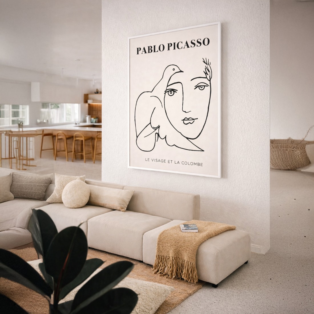 Quadro Canvas Picasso Colombe