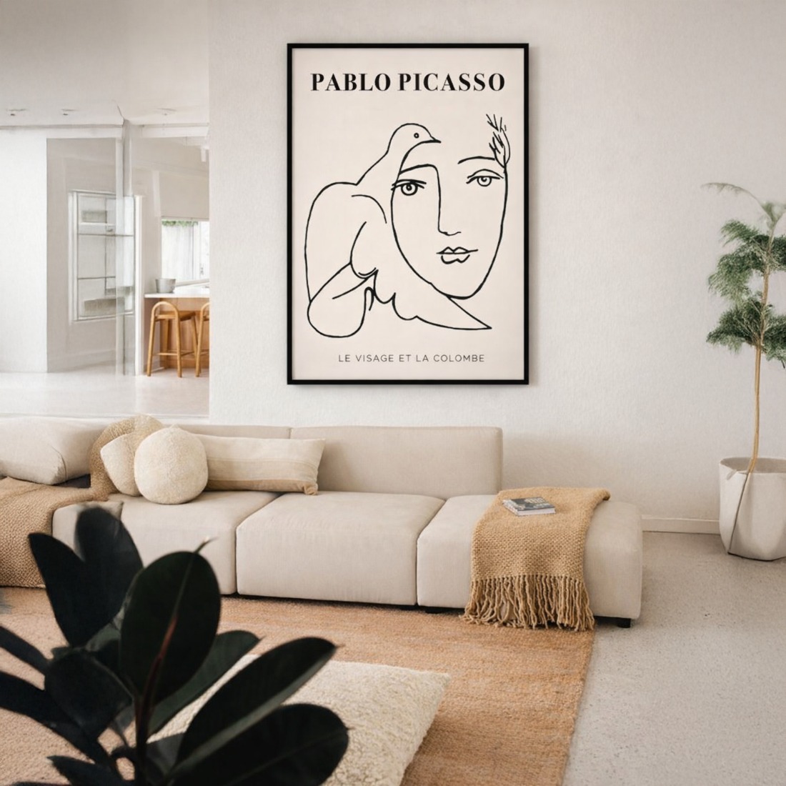 Quadro Canvas Picasso Colombe