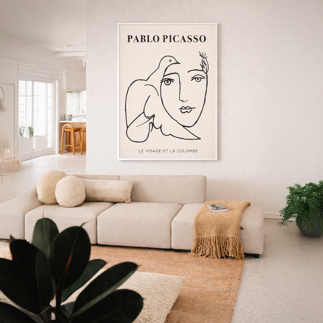 Quadro Canvas Picasso Colombe