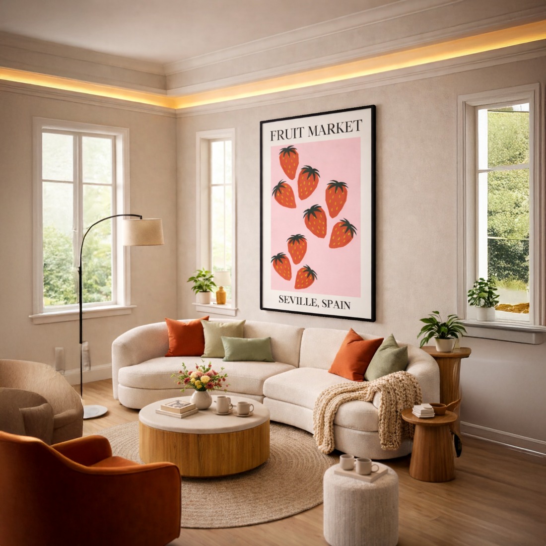 Quadro Canvas Strawberry