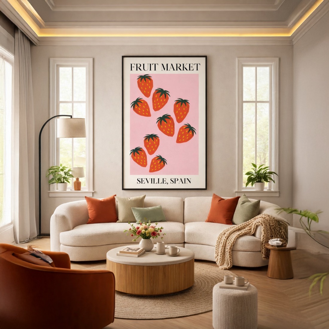 Quadro Canvas Strawberry