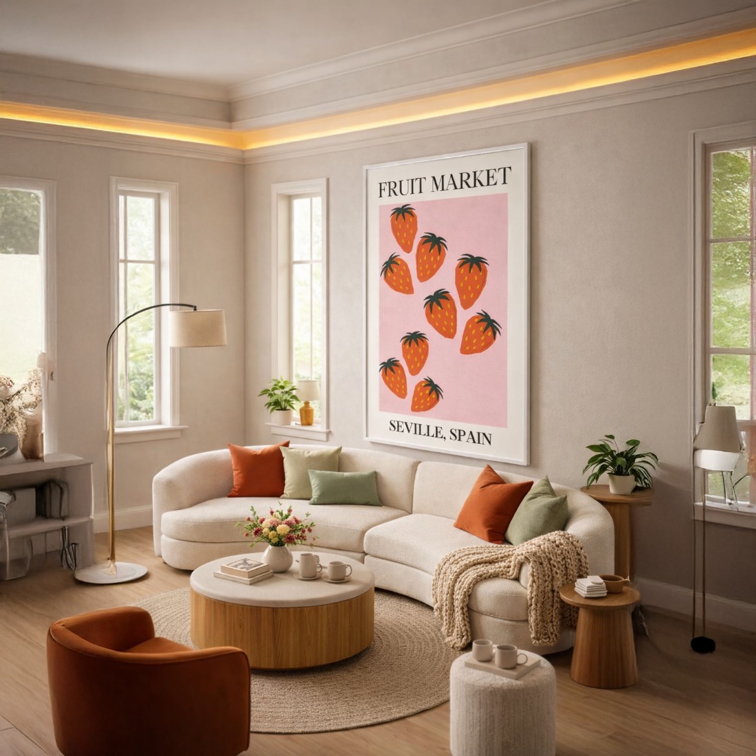 Quadro Canvas Strawberry