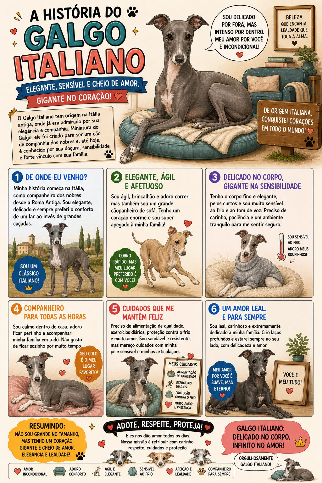 Quadro História Galgo