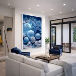 Quadro Canvas Conchas Fundo do Mar