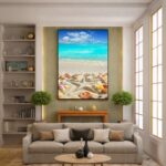 Quadro Canvas Desenho na Areia