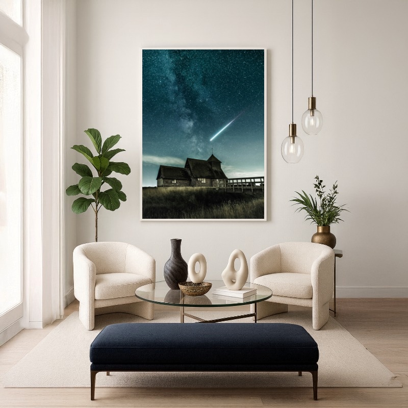 Quadro Canvas Estrela Cadente