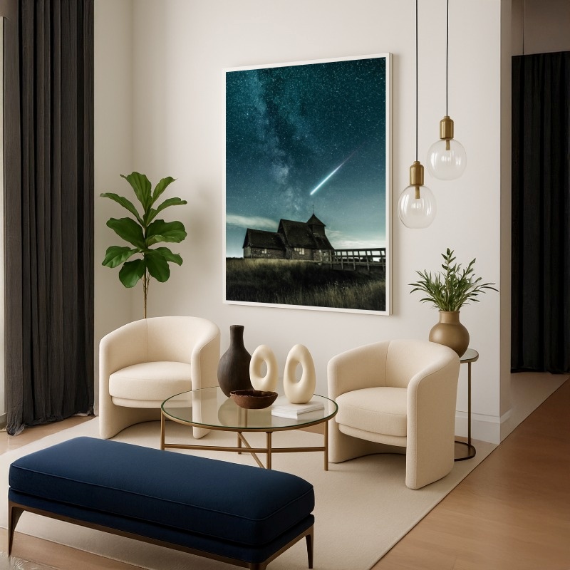 Quadro Canvas Estrela Cadente