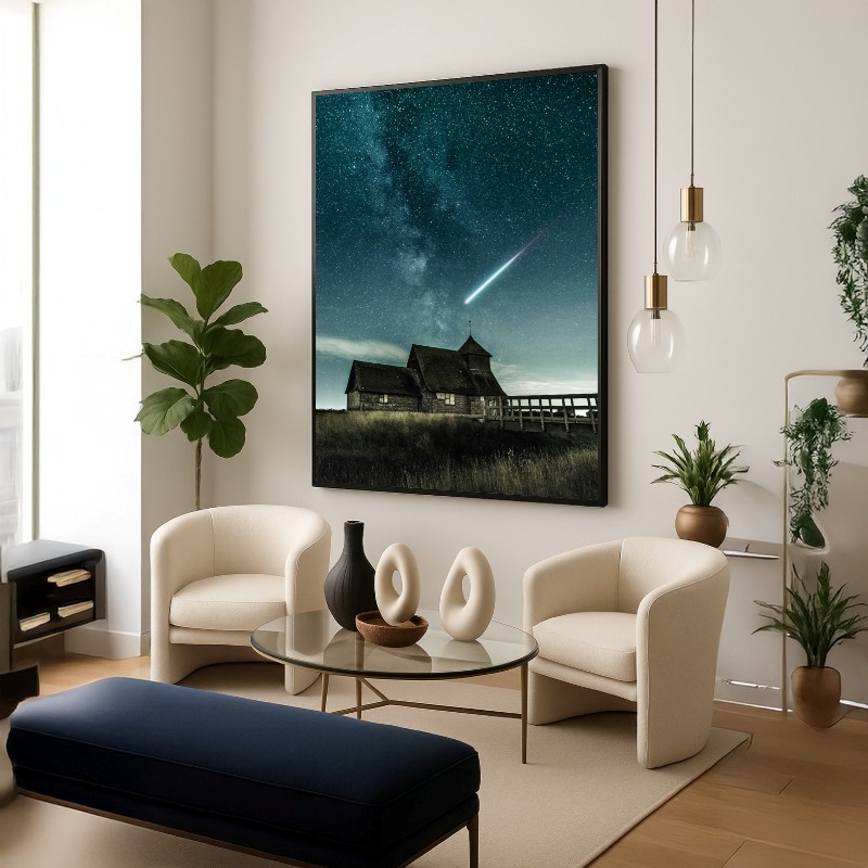 Quadro Canvas Estrela Cadente