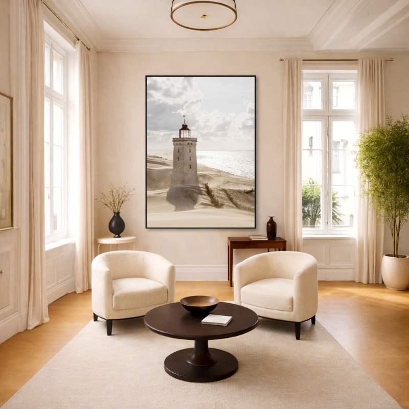 Quadro Canvas Farol Praia
